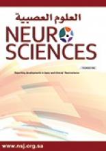Neurosciences Journal: 15 (2)