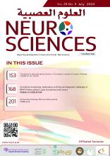 Neurosciences Journal: 29 (3)